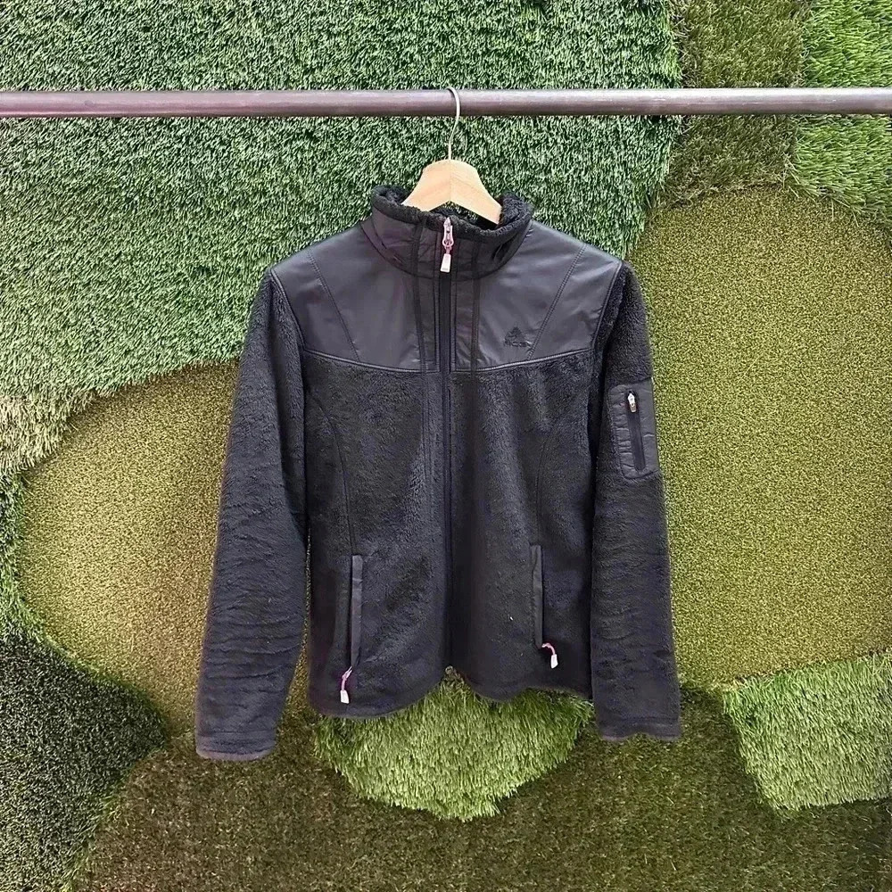 Vintage Nike ACG Black Zip-up Fleece Small